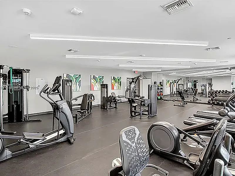 Fitness center at Centralis Residences Miami